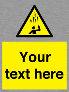 Custom Falling Ice sign